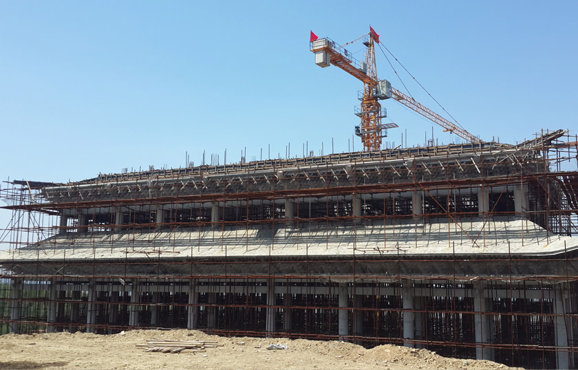 寺院建筑工程施工現(xiàn)場 寺院建筑工程施工現(xiàn)場